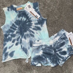 Vintage Havana - NWT - girls 10/12 - tie dye tank & shorts set